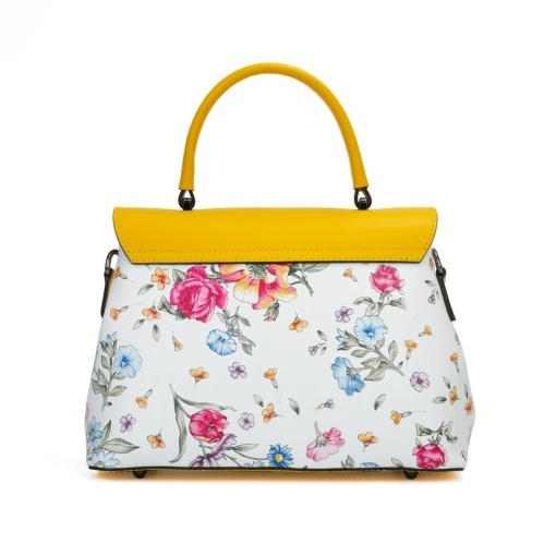 Poseta Piele Alana - FLORAL-GALBEN - Img 3
