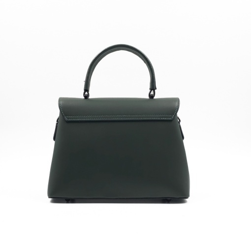 Poseta Piele Alana - VERDE INCHIS - Img 3
