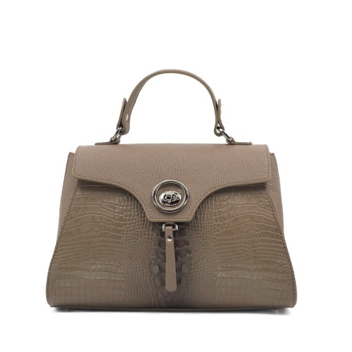 Poseta Piele Antonina - TAUPE - Img 2