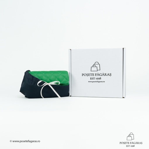 Poseta Piele Baby Ruby - VERDE - Img 5