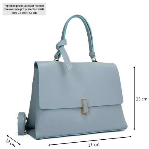 Poseta Piele Deanna - BLEU - Img 5