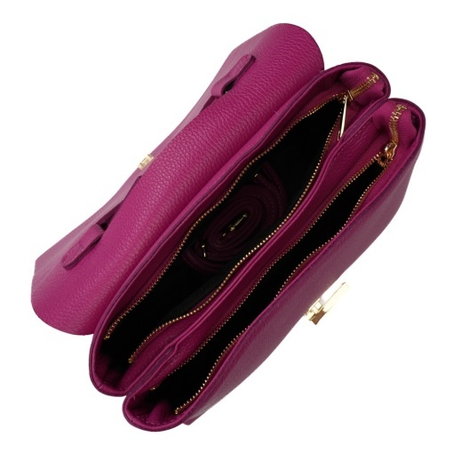 Poseta Piele Deanna - FUCSIA - Img 5