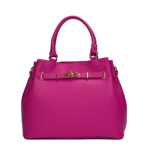 Poseta Piele Ingrid - FUCSIA - Img 2