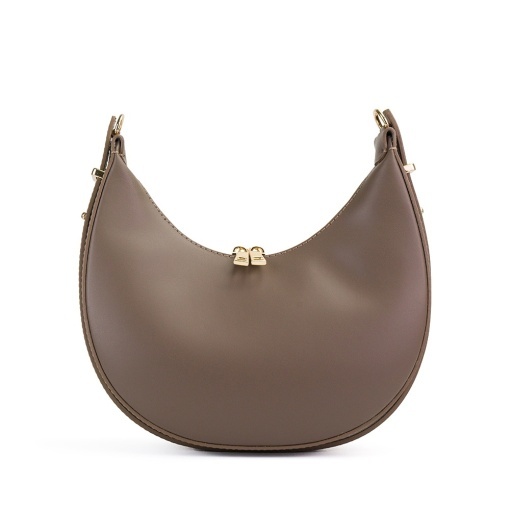 Poseta Piele Louna - TAUPE - Img 3