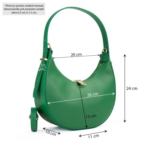 Poseta Piele Louna - VERDE - Img 6