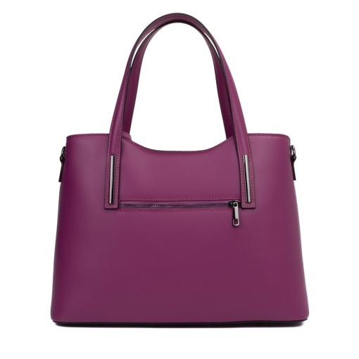 Poseta Piele Michelle - FUCSIA - Img 3