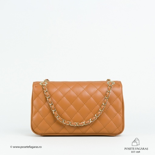 Poseta Piele Mini Ruby - CAMEL - Img 3