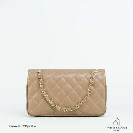 Poseta Piele Mini Ruby - CREM - Img 3