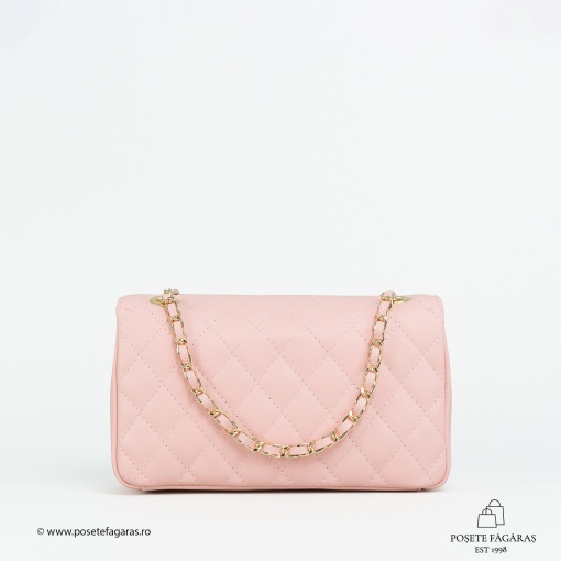 Poseta Piele Mini Ruby - PIERSICA - Img 3