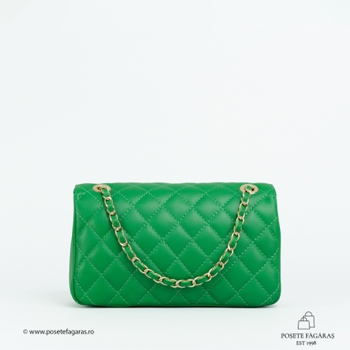 Poseta Piele Mini Ruby - VERDE - Img 3