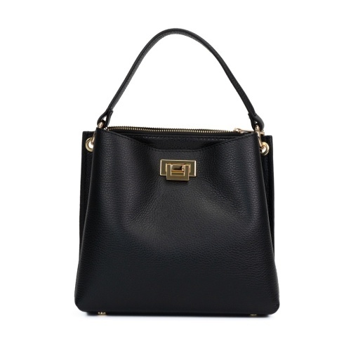 Poseta Piele Mini Stephanie - NEGRU - Img 2