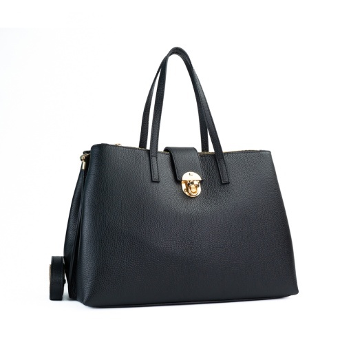 Poseta Piele Noelle - NEGRU