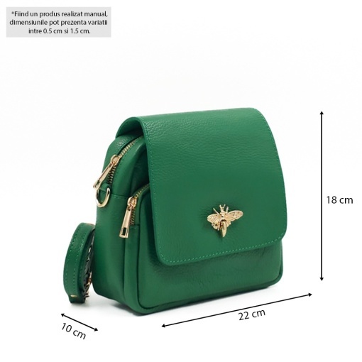 Poseta Piele Simone - VERDE - Img 5