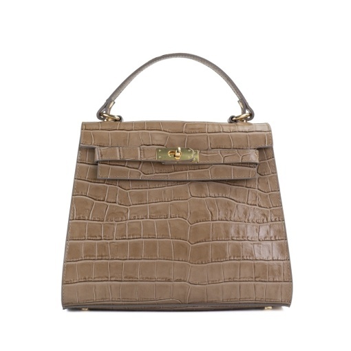 Poseta Piele Teresa - CROCO-CREM - Img 2
