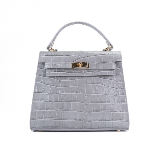 Poseta Piele Teresa - CROCO-GRI - Img 2