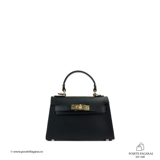 Poseta Piele Thea Baby - NEGRU - Img 2
