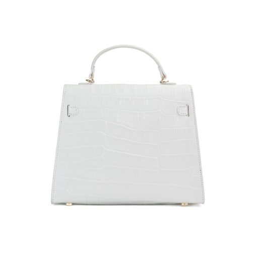 Poseta Piele Thea Croco - ALB-SIMPLU - Img 3
