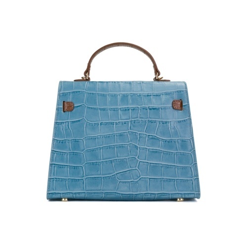 Poseta Piele Thea Croco - BLEU-CONIAC - Img 3