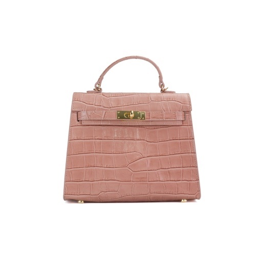 Poseta Piele Thea Croco Mini - PIERSICA - Img 2