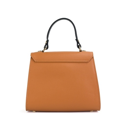 Poseta Piele Thea Safiano - CAMEL-NEGRU - Img 3