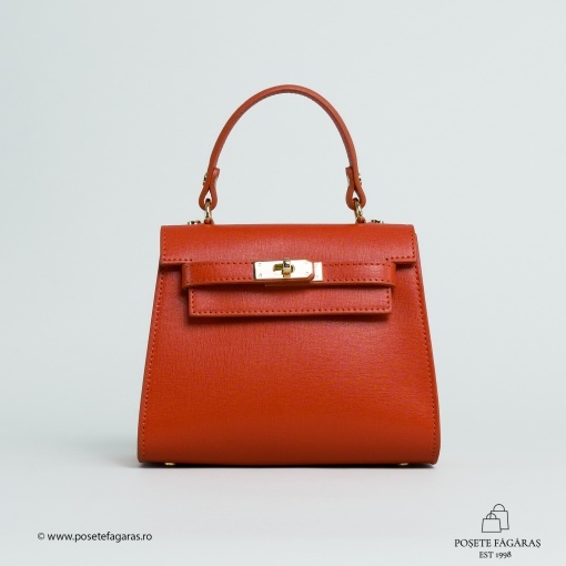 Poseta Piele Thea Safiano - CARAMIZIU - Img 2