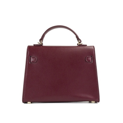 Poseta Piele Thea Slim Mini - BORDO - Img 3