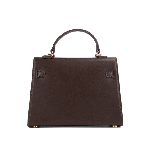 Poseta Piele Thea Slim Mini - MARO-INCHIS - Img 3