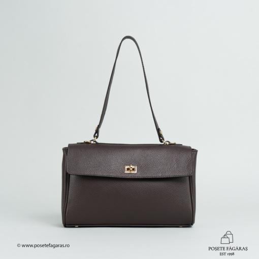 Poseta Piele Victoria - MARO INCHIS - Img 2