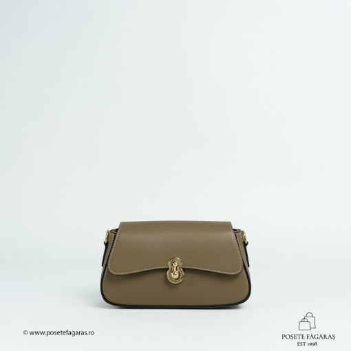 Poseta Piele Violine - TAUPE - Img 2