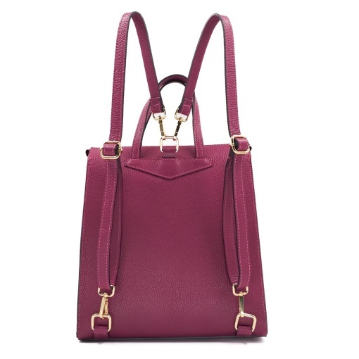 Rucsac Piele Alessa - FUCSIA - Img 3