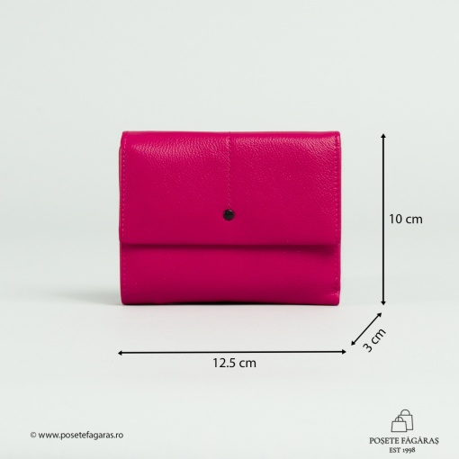 Portofel Piele Alice - FUCSIA - Img 6