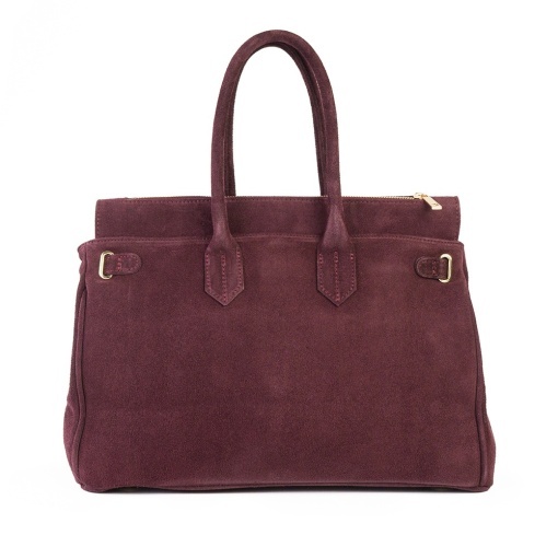 Poseta Claire - Piele Intoarsa BORDO - Img 3
