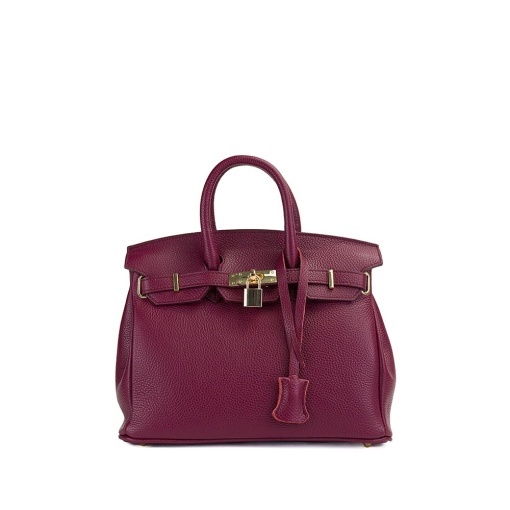 Poseta Piele Baby Edith - BORDO - Img 2