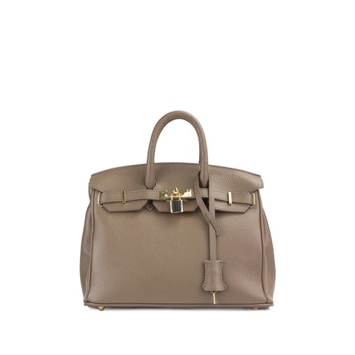 Poseta Piele Baby Edith - TAUPE - Img 2