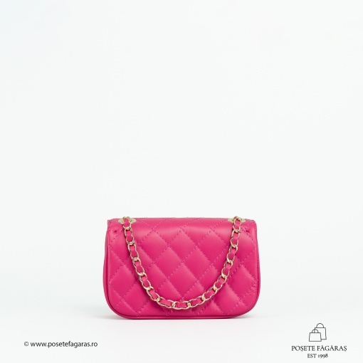Poseta Piele Baby Ruby - FUCSIA - Img 3