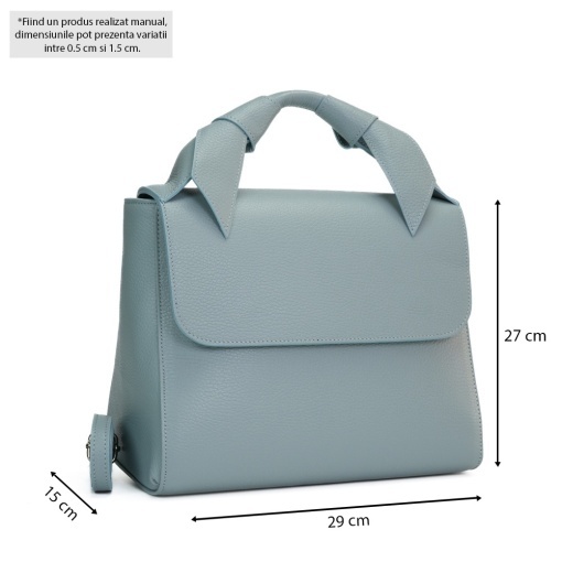 Poseta Piele Filippa - BLEU - Img 5