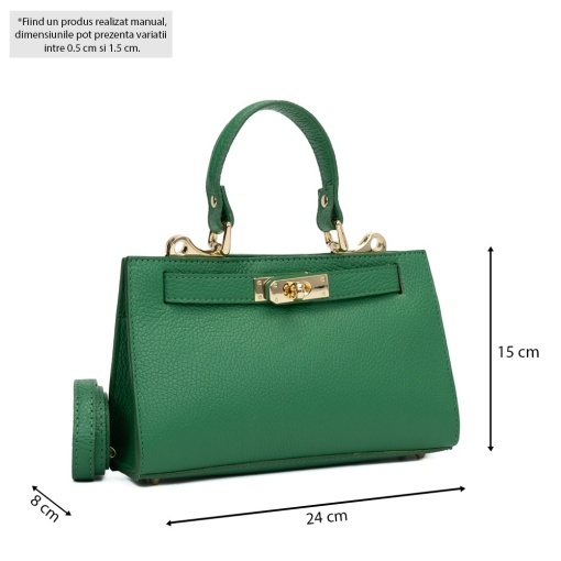 Poseta Piele Helge - VERDE - Img 5