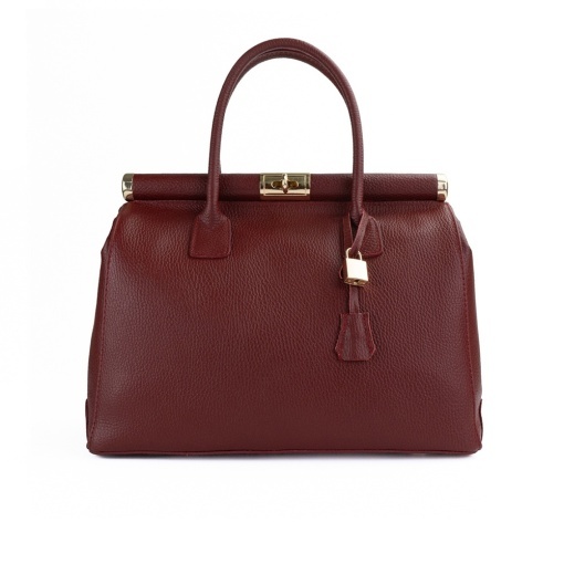 Poseta Piele Jennifer - BORDO - Img 2