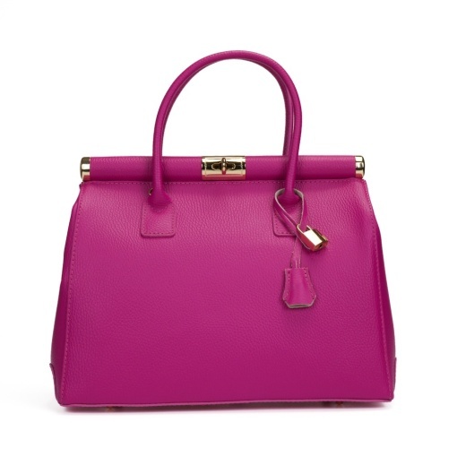 Poseta Piele Jennifer - FUCSIA - Img 2