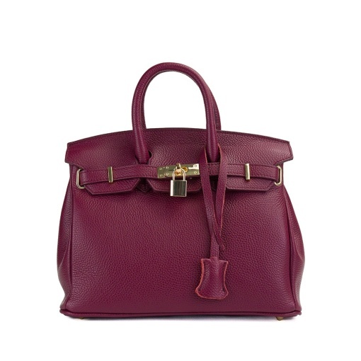 Poseta Piele Mini Edith - BORDO - Img 2
