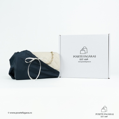 Poseta Piele Mini Ruby - BEJ - Img 5