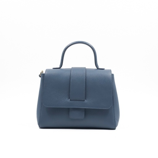 Poseta Piele Olivia - ALBASTRU-DESCHIS - Img 2
