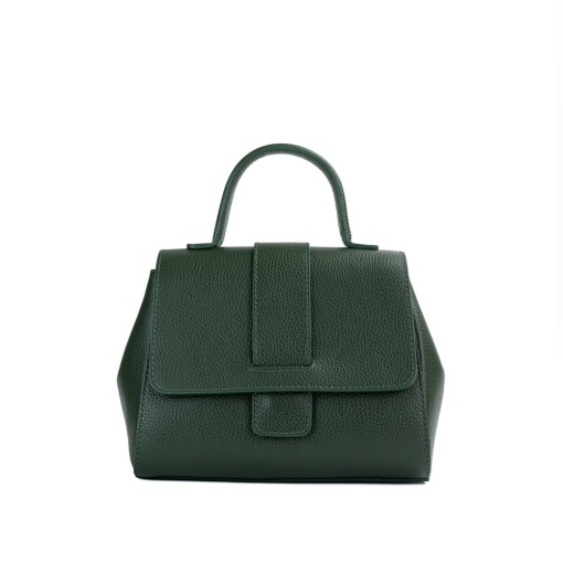 Poseta Piele Olivia - VERDE INCHIS - Img 2