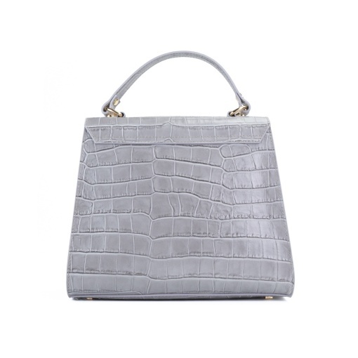 Poseta Piele Teresa - CROCO-GRI - Img 3