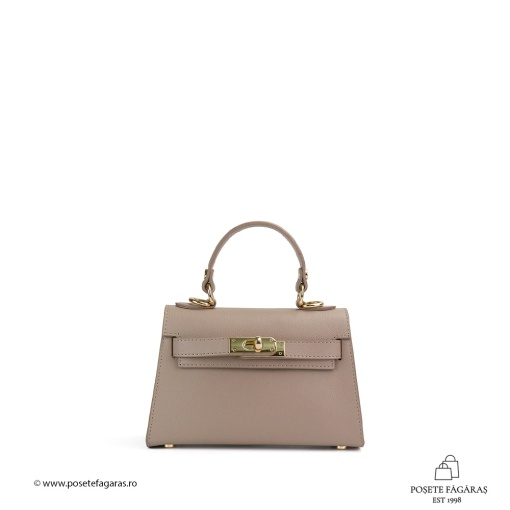 Poseta Piele Thea Baby - CREM - Img 2