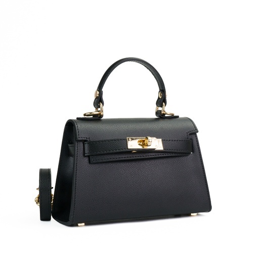 Poseta Piele Thea Baby - NEGRU