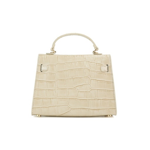Poseta Piele Thea Croco Mini - BEJ - Img 3