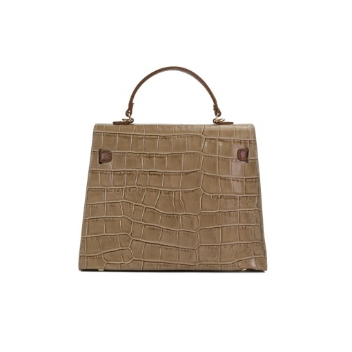 Poseta Piele Thea Croco Mini - CREM-CONIAC - Img 3