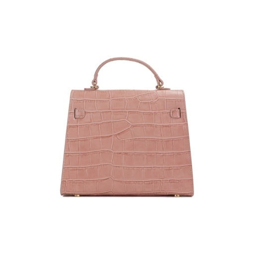 Poseta Piele Thea Croco Mini - PIERSICA - Img 3