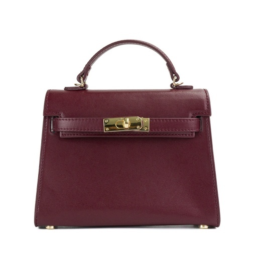 Poseta Piele Thea Slim - BORDO - Img 2